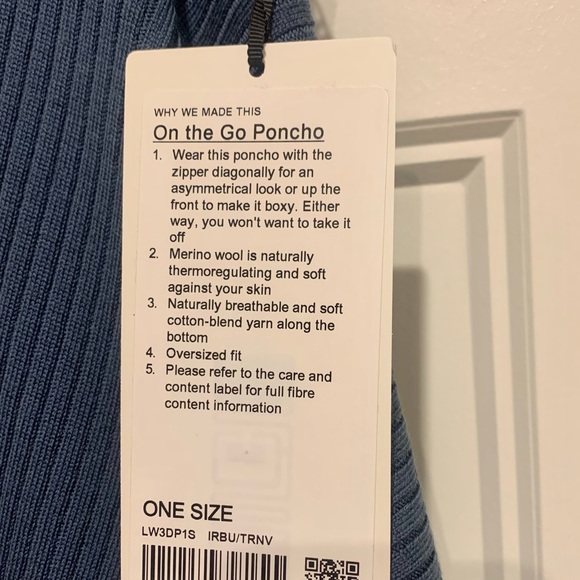 Lululemon On The Go Poncho-One size - Picture 6 of 8